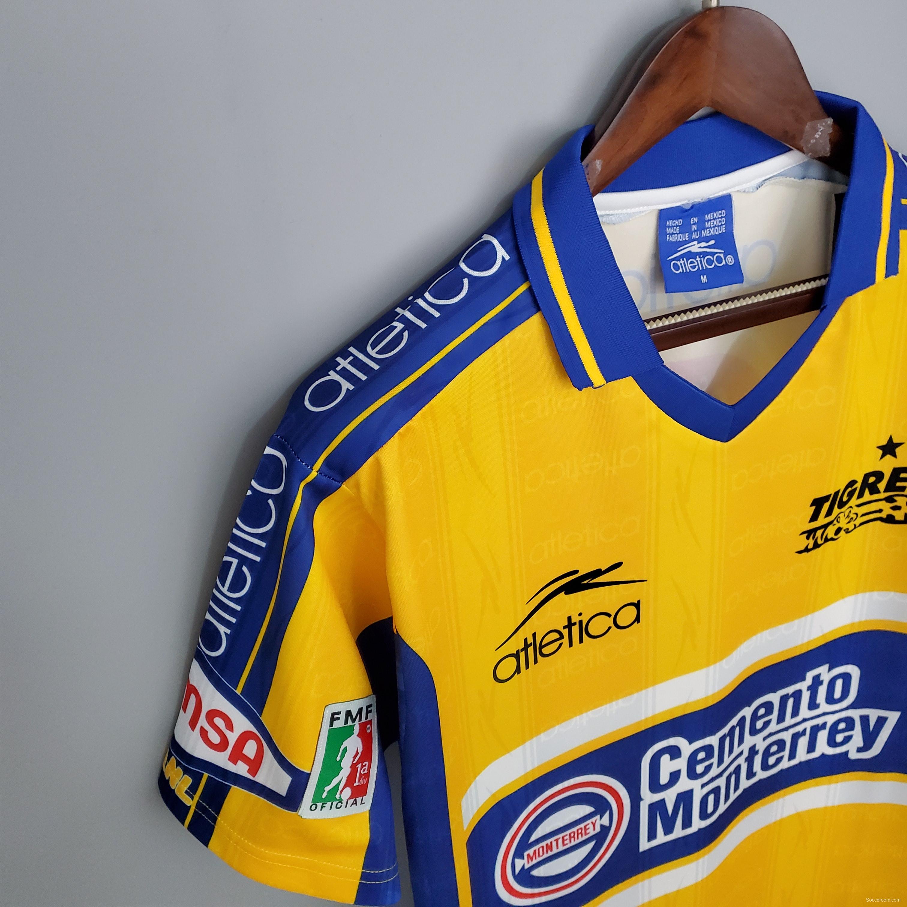 Retro  99/00 Tigres UANL Home Jersey