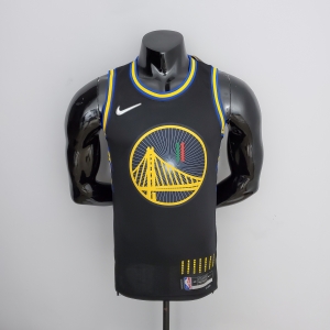 2022 75th Anniversary Golden State Warriors Thompson #11 Mexico Edition Black NBA Jersey