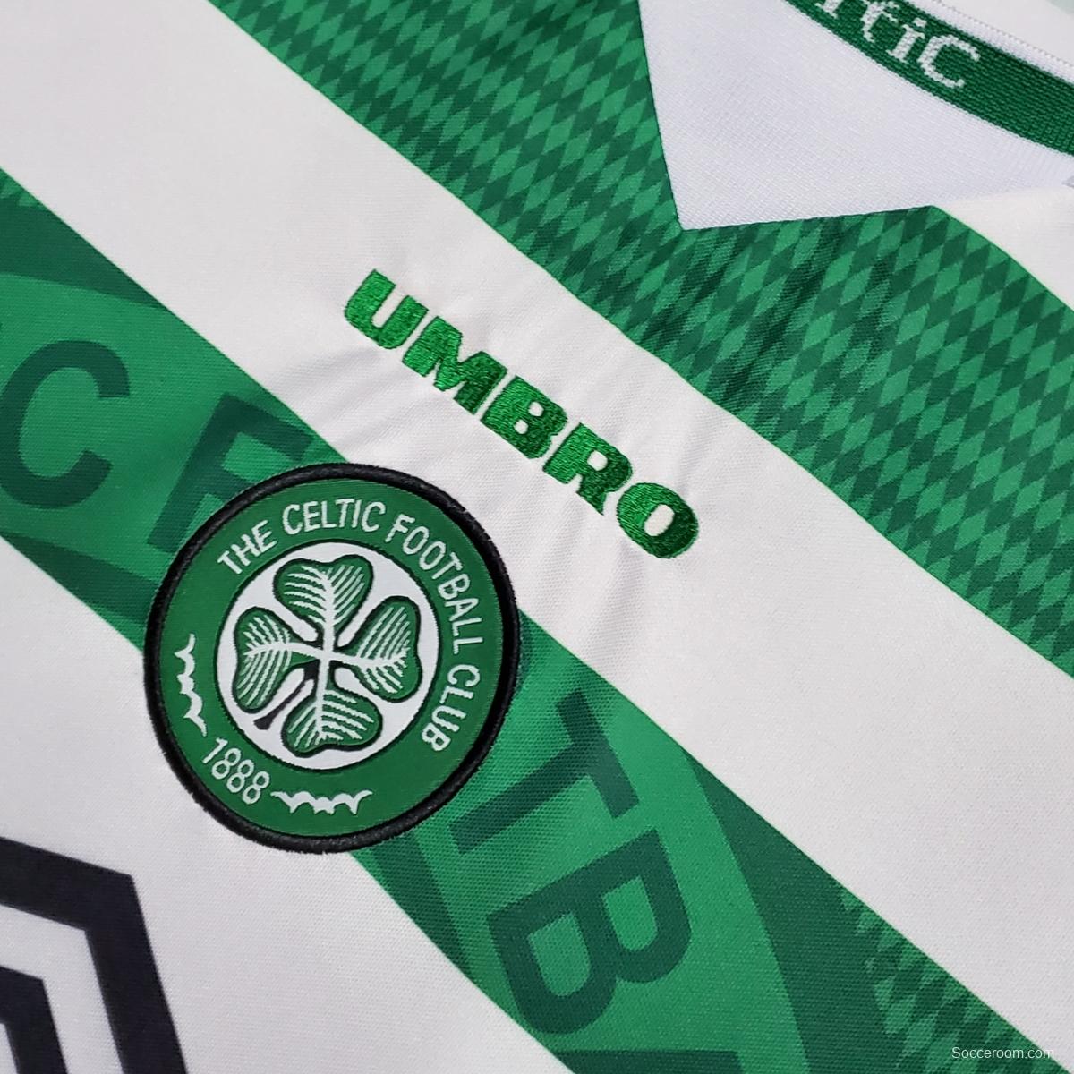 Retro 98/99 Celtic home Soccer Jersey