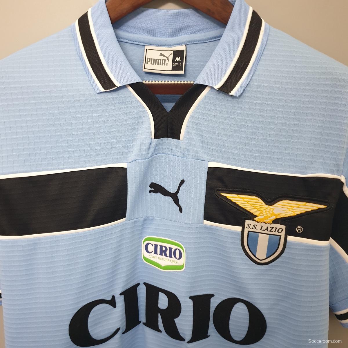 retro shirt Lazio 99/00 home Soccer Jersey