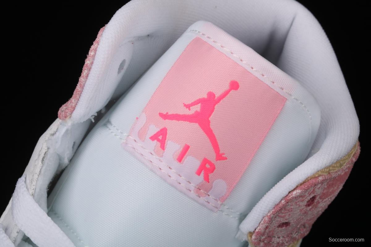 Air Jordan 1 Mid GS Ice Cream Bang Basketball shoes DD1666