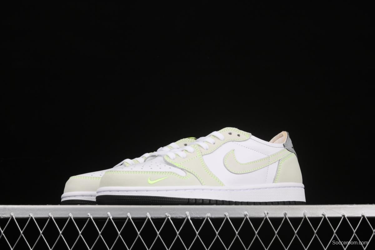 Air Jordan 1 Low OG apple green low top basketball shoes DM7837-103