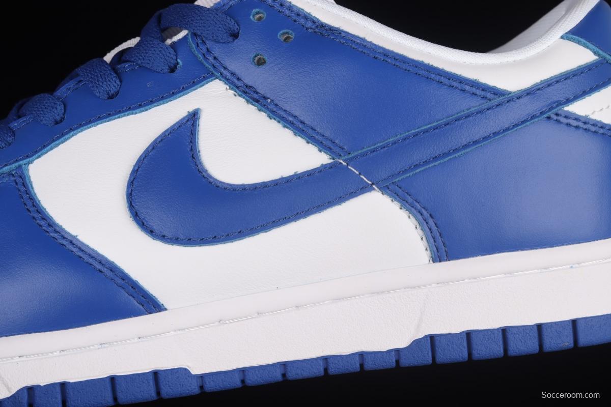 NIKE SB DUNK Low Pro Kentucky White Blue University of Kentucky Board shoes CU1726-100