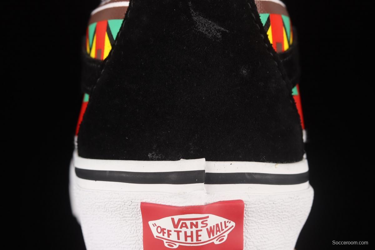 Vans Sk8-Hi Dx Moroccan style theme series high top leisure sports shoes VN0A38GFUQ1