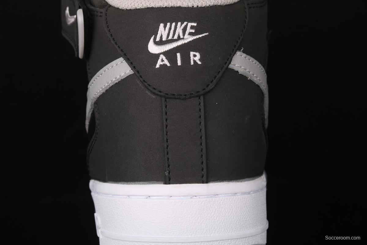 NIKE Air Force 1x 07 Mid shadow gray top casual board shoes 854851-067