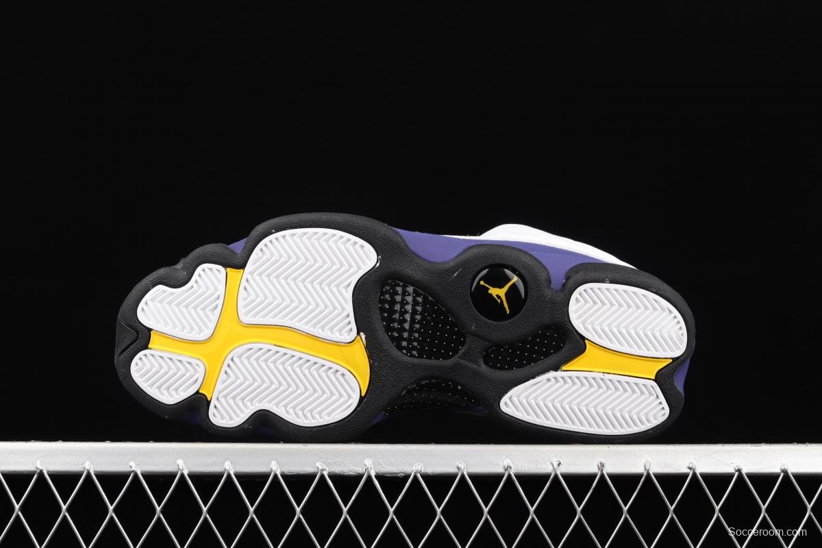 Air Jordan 13 Retro 3 White and purple 414571-105