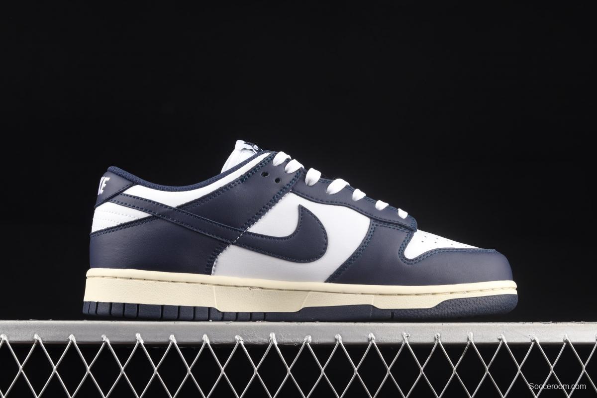 NIKE SB DUNK Low Navy Blue navy blue color SB buckle rebound fashion casual board shoes DD1503-115