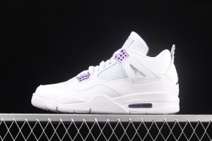 Air Jordan 4 Court Purple White and Purple head layer True Standard CT8527-115