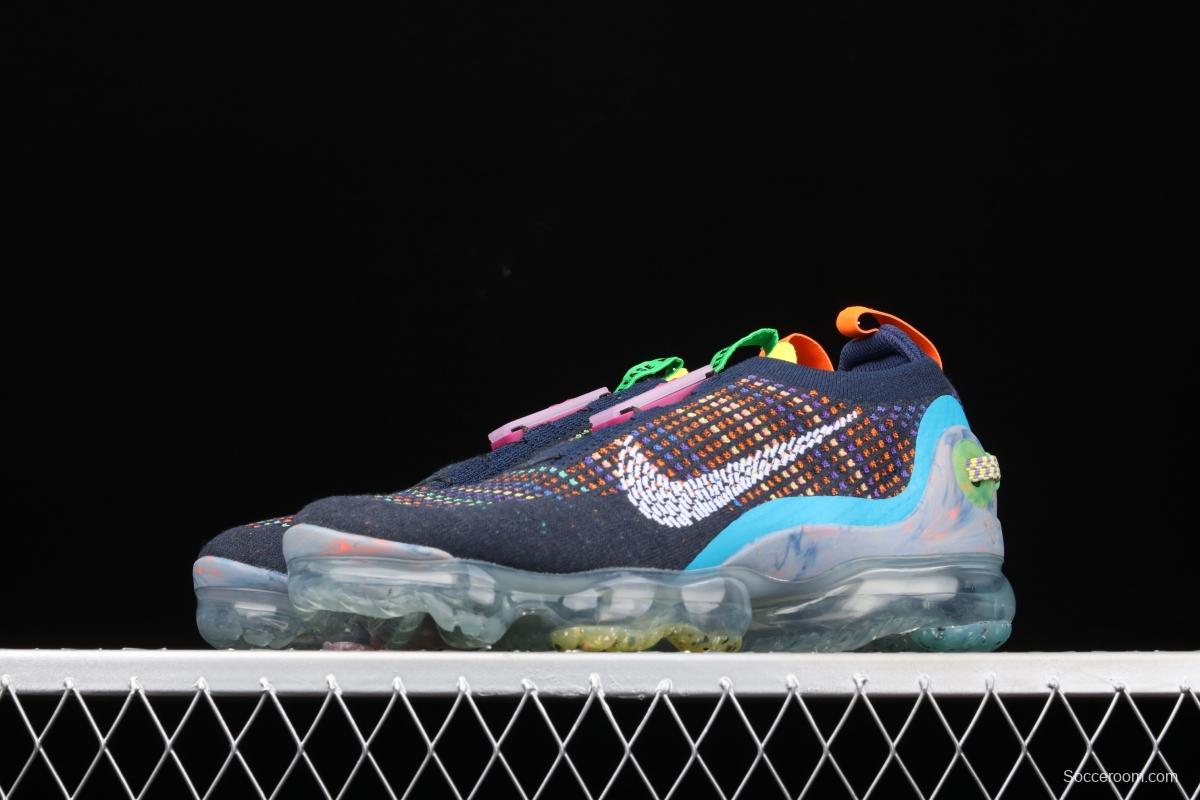 NIKE Air Vapormax 2020 Flyknit fly-woven fast tie full-palm air cushion jogging shoes CJ6740-400