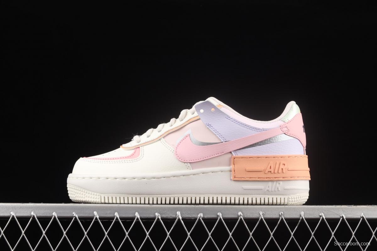 NIKE Air Force 1 ShAdidasow light weight heightened low-top board shoes CI0919-111,