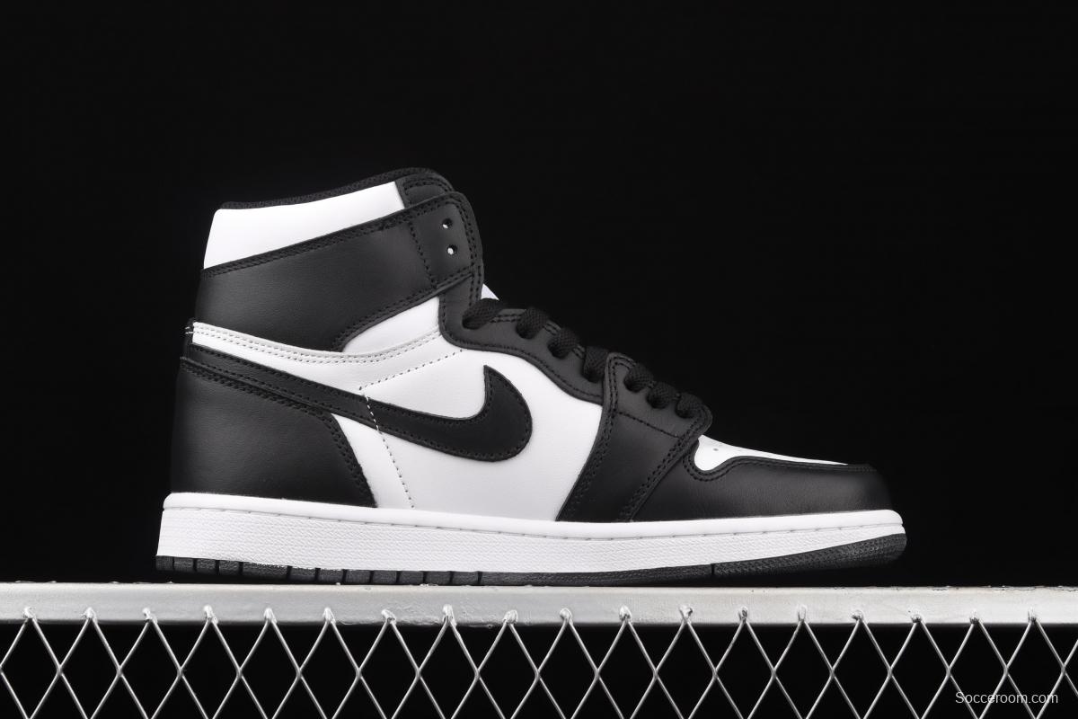 Air Jordan 1 High high band white and black 555088-010