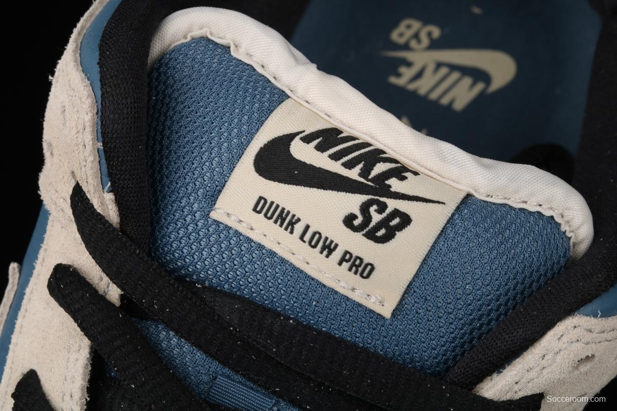 NIKE DUNK Low SB Pro blue and white dunk series low side leisure sports skateboard shoes BQ6817-200