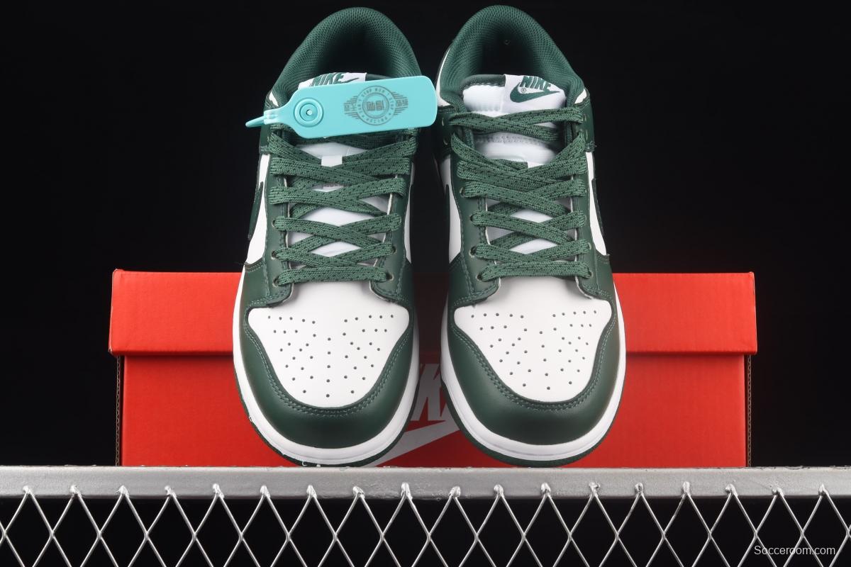 NIKE SB DUNK Low Team Green Michigan White and Green Slam Dunk Series low side Leisure Sports Skateboard shoes DD1391-101