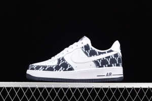 NIKE Air Force 1x07 sail leather spliced low-top casual board shoes 315122-441