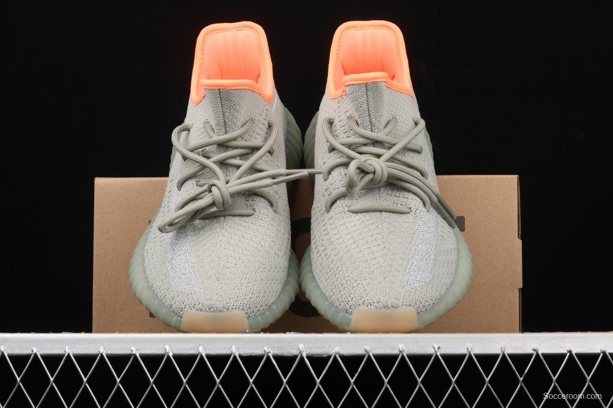 Adidas Yeezy Boost 350 V2 Desert Sage FX9035 Darth Coconut 350 second generation hollowed-out galactic sage color BASF Boost original