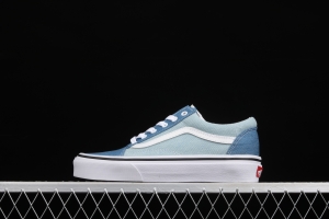 Vans Old School denim tannin canvas blue classic low upper shoes VN0A38G1Q69