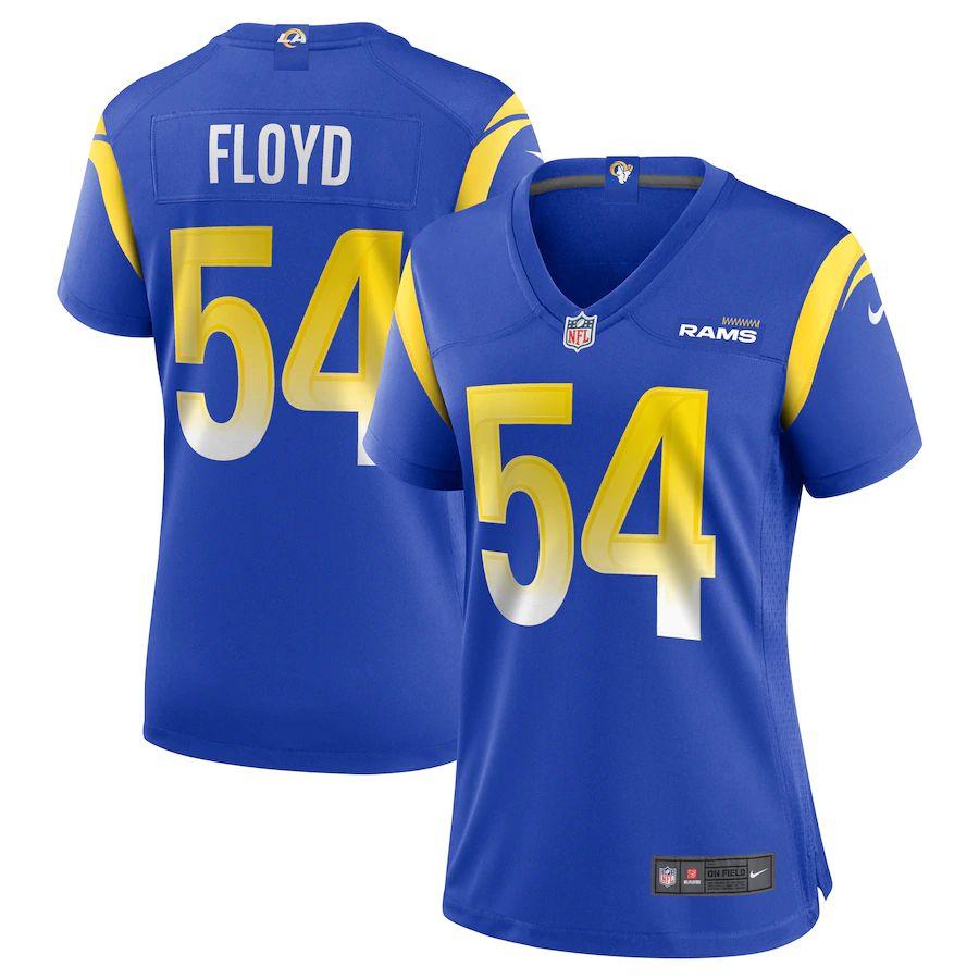 Women's Leonard Floyd Royal Player Limited Team Jersey