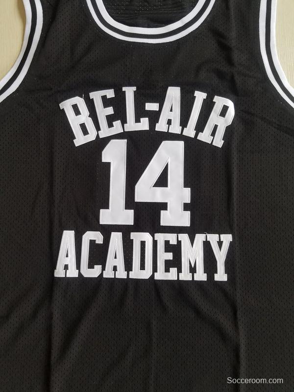 The Fresh Prince of Bel-Air Will Smith Bel-Air Academy Black Basketball Jersey