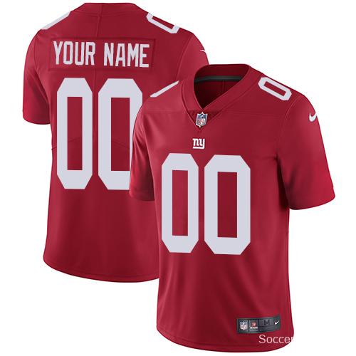 Youth Red Customized Alternate Game Team Jersey