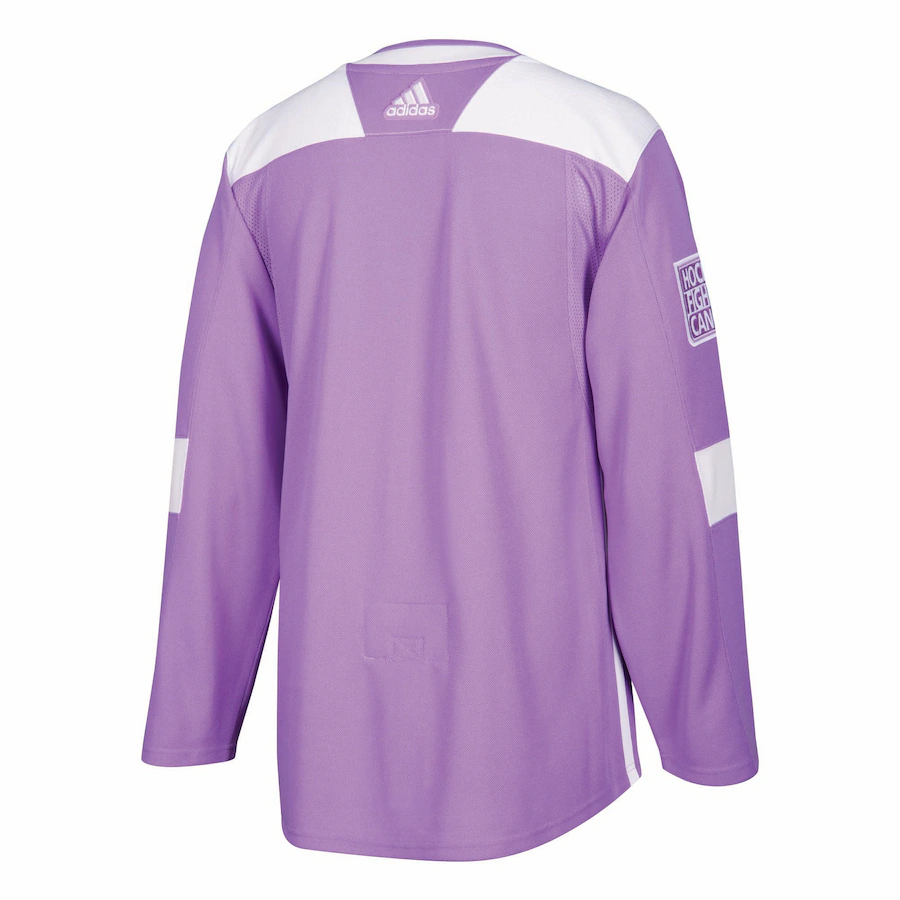 Youth Purple Hockey Fights Cancer Practice Team Jersey