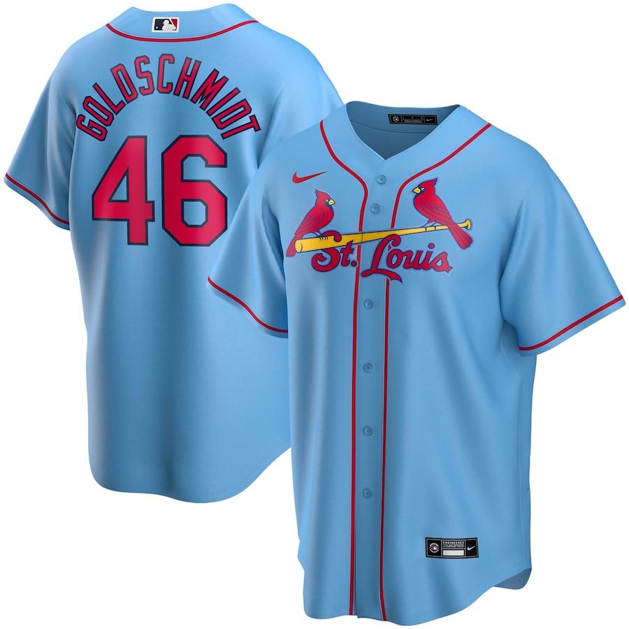 Youth Paul Goldschmidt Light Blue Alternate 2020 Player Team Jersey