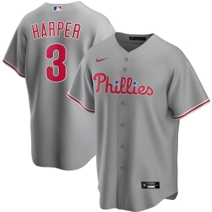 Men's Bryce Harper Gray Road 2020 Player Team Jersey