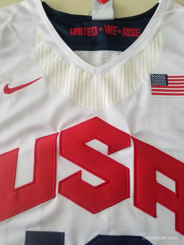 Kobe Bryant 10 White USA Basketball Jersey