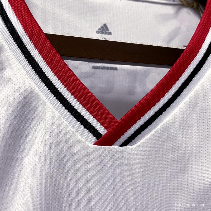 22/23 Vest Sao Paulo Home White Soccer Jersey