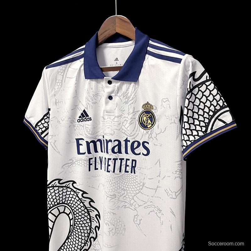 22/23 Real Madrid Chinese Dragon White 