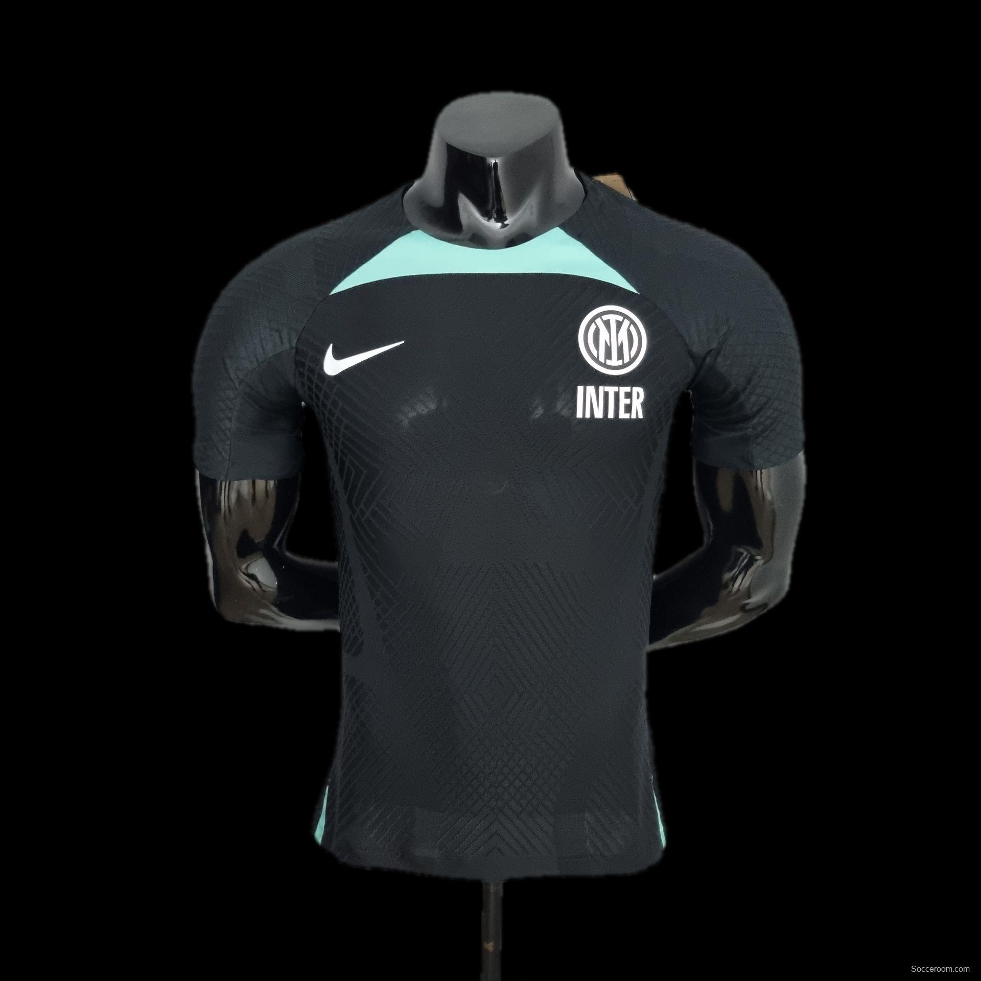 Player Version 22/23 Inter Milan Training Jersey Preto