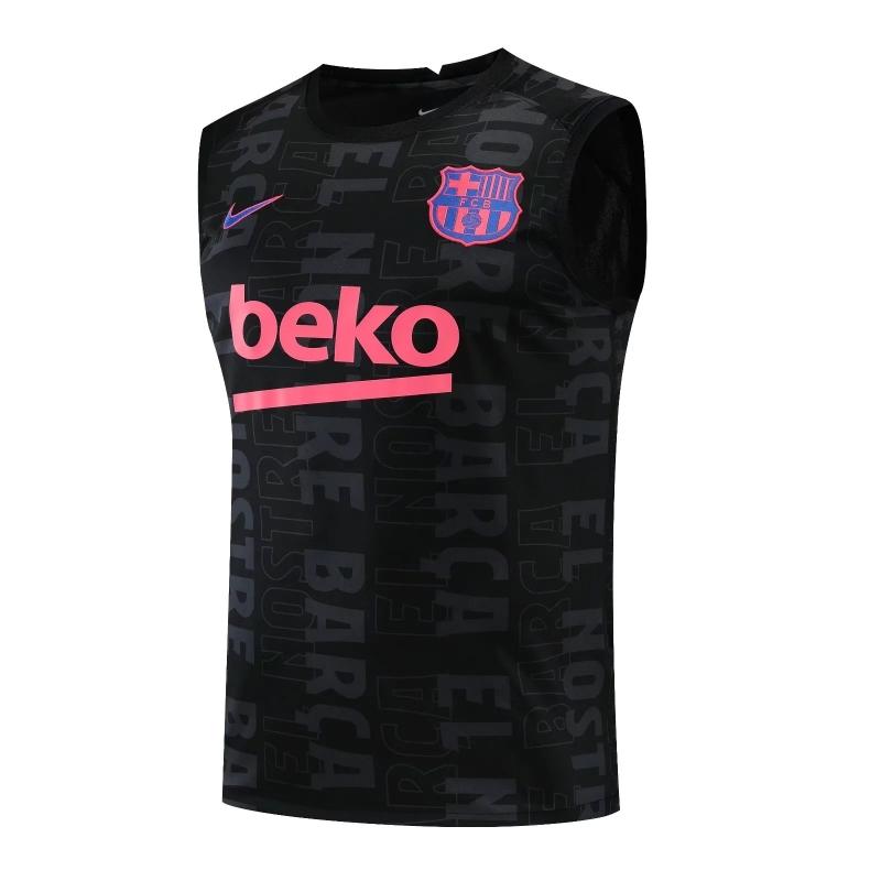 22/23 Barcelona Black Pre-match Training Jersey Vest