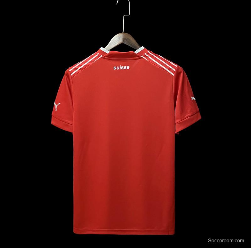 2022 Switzerland Home Soccer Jersey