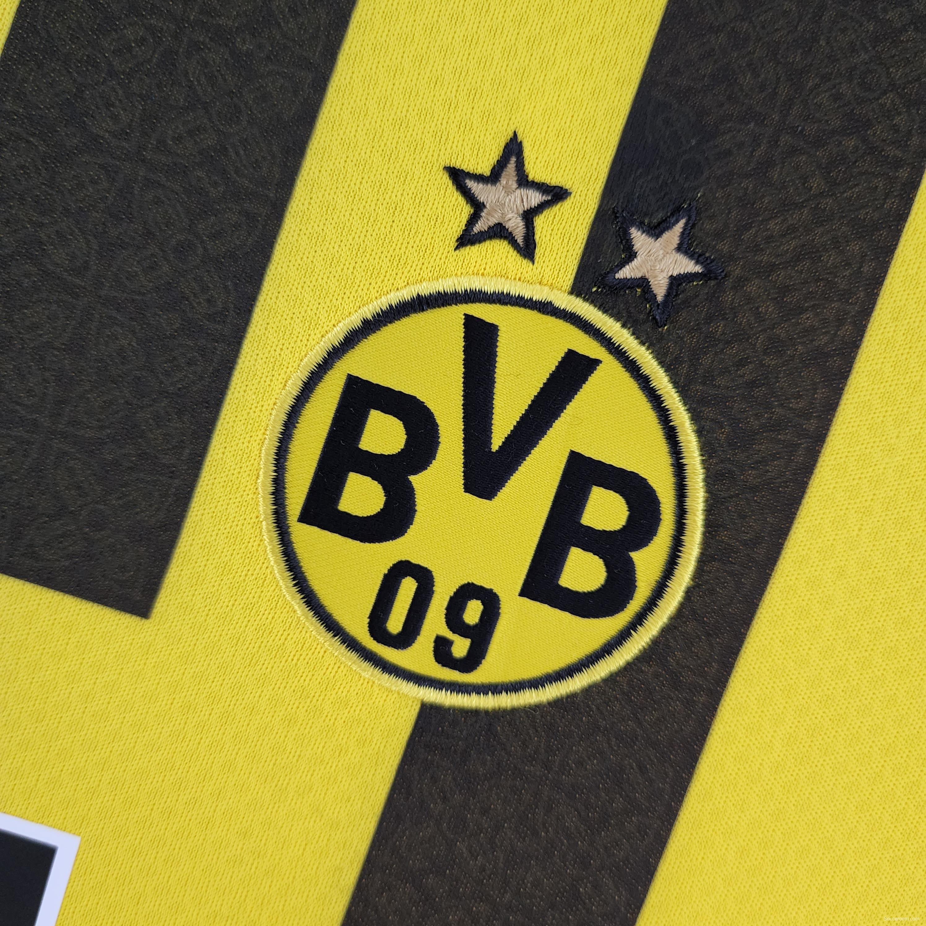 2022 Woman Dortmund Home Soccer Jersey