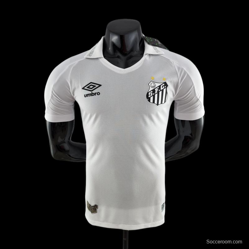 Player Version 22/23 Santos Home Soccer Jersey