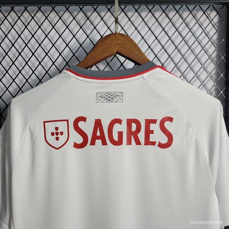 22/23 Benfica Third White Soccer Jersey