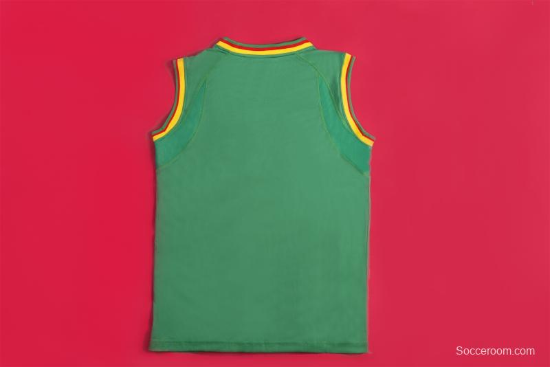 Retro 2002 Cameroon Home Soccer Jersey