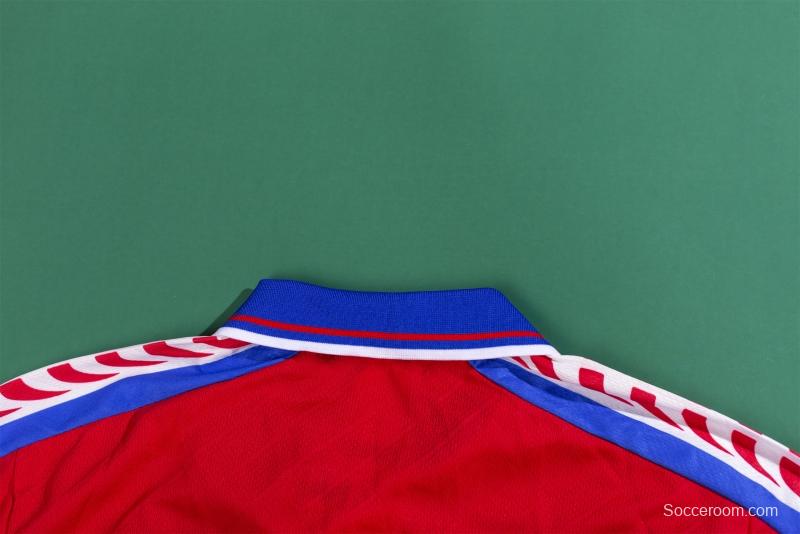 Retro 1996 Czech Republic Home Soccer Jersey