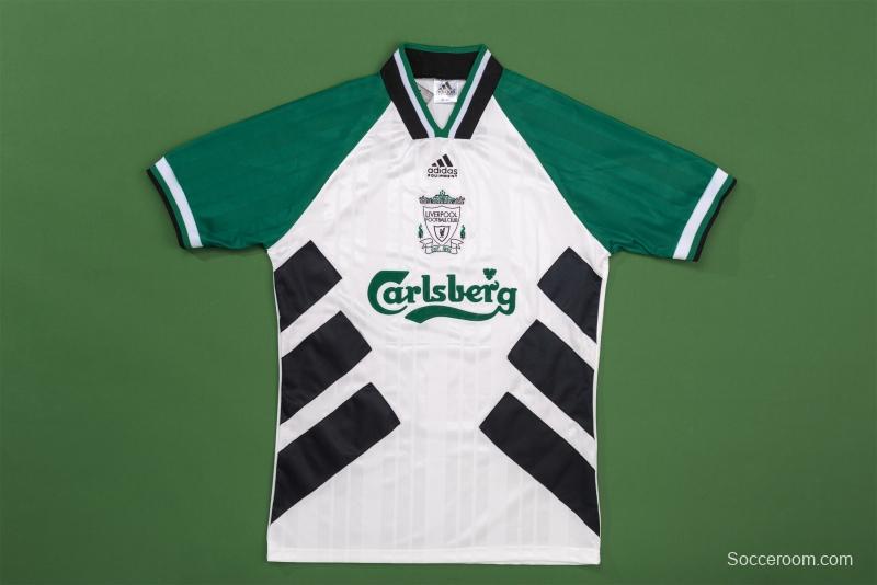 Retro 93/95 Liverpool Away Soccer Jersey