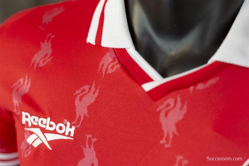 Retro 96/98 Liverpool Home Soccer Jersey