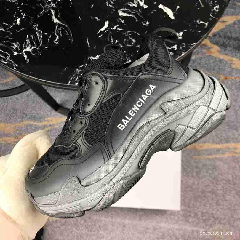 Men Balenciaga Triple-S Sneaker Black