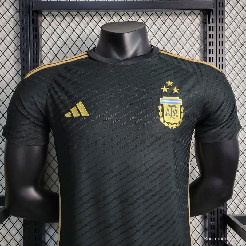 Player Version 23-24 Argentina Black Training Jersey