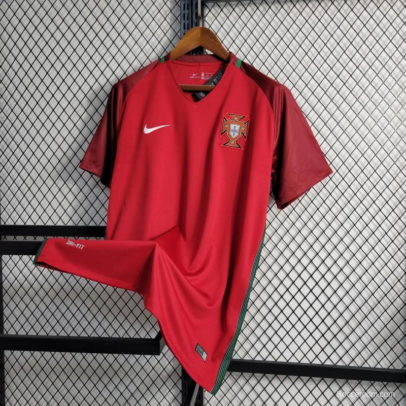 Retro 2016 Portugal Home Jersey