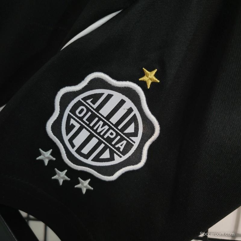 23-24 Kids Club Olimpia Away Black Jersey Size 16-28