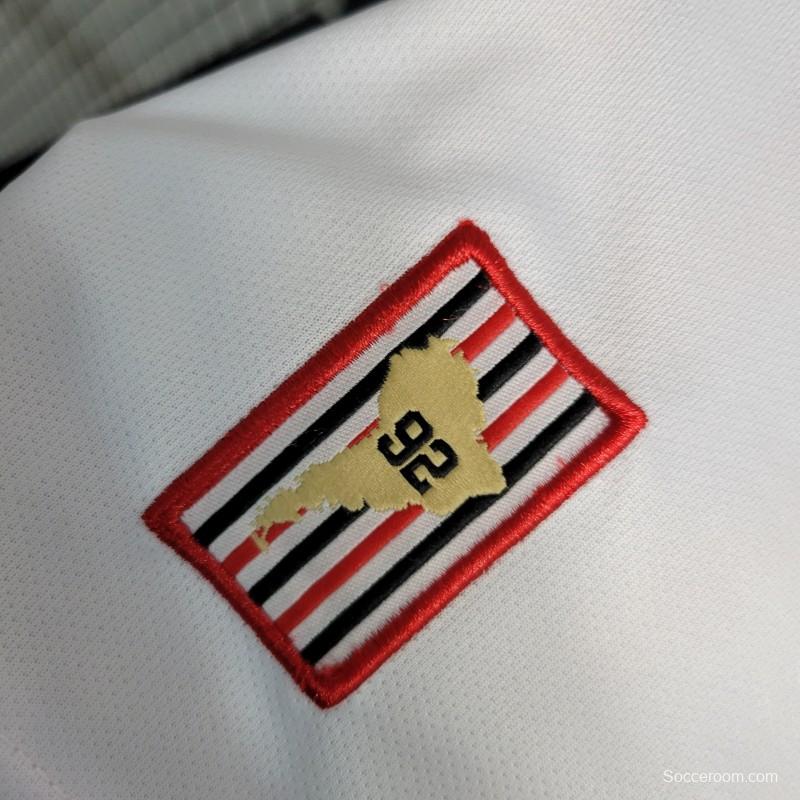 22-23 Sao Paulo Home Vest White Jersey