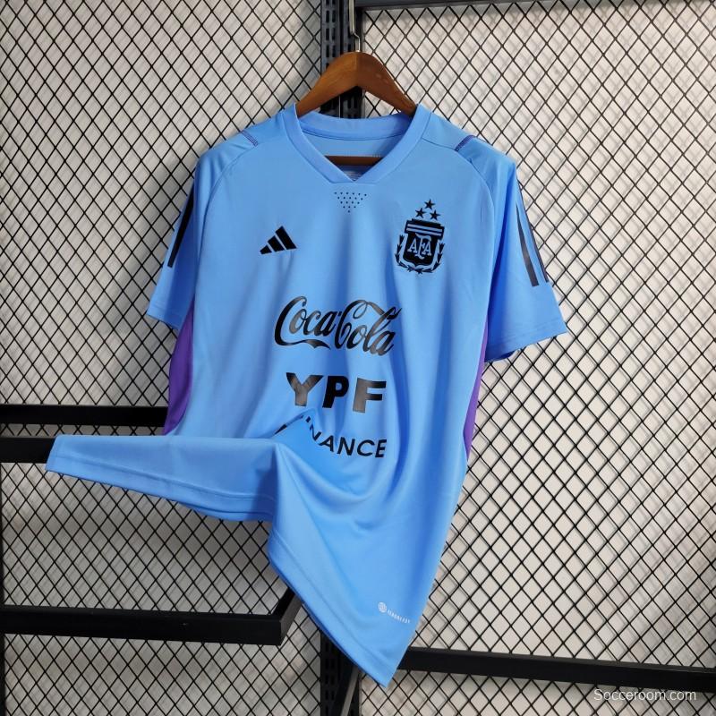 23-24 Argentina Blue Training Jersey