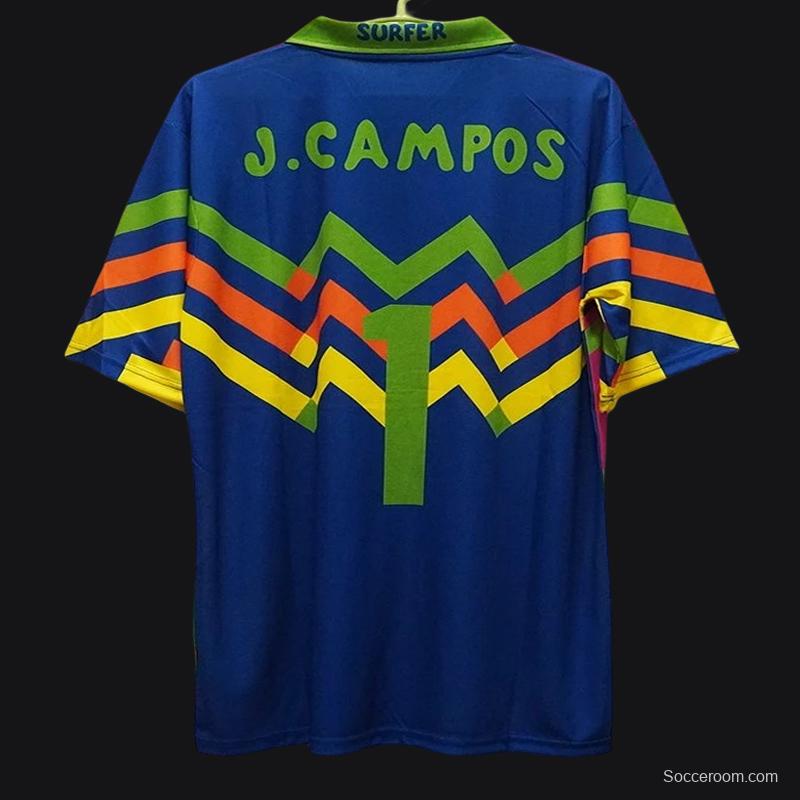 Retro 1994 Mexico Jorge Campos Goalkeeper Pink Jersey