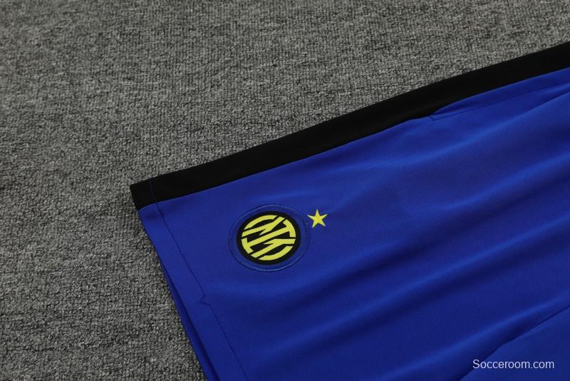 23/24 Inter Milan Blue Training Short Sleeve Jersey+Pants