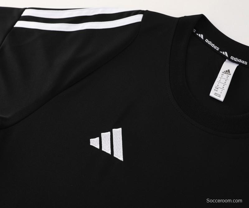 2024 Adidas Black Short Sleeve Jersey+Shorts