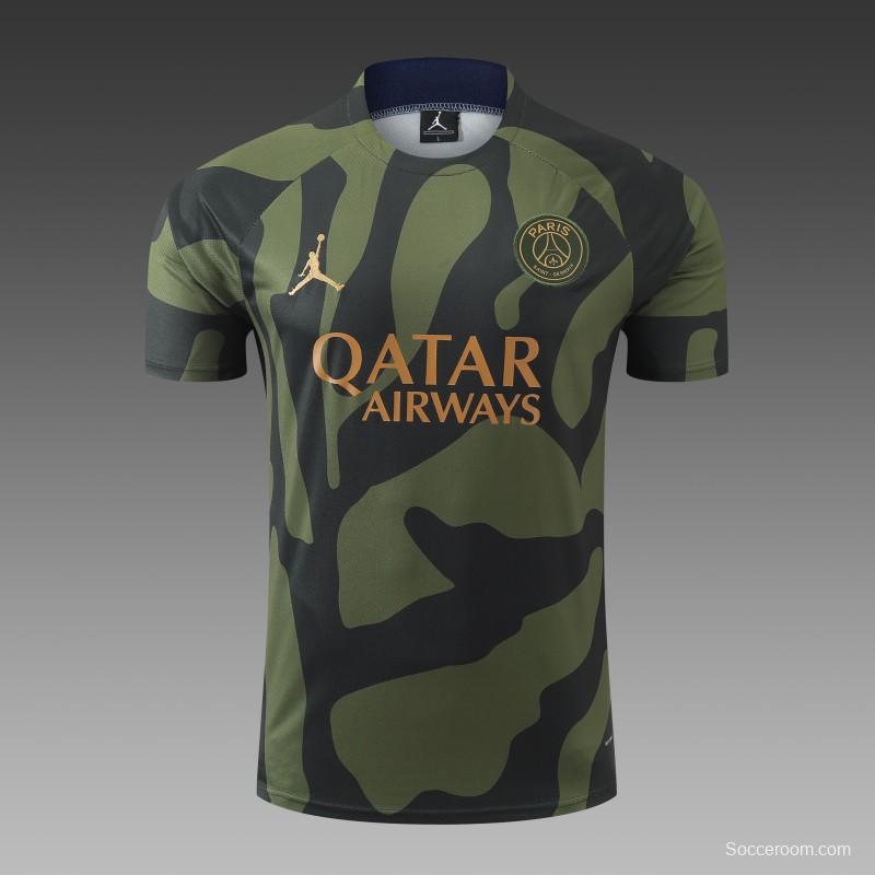 23/24 PSG Camouflage Short Sleeve Jersey+Shorts