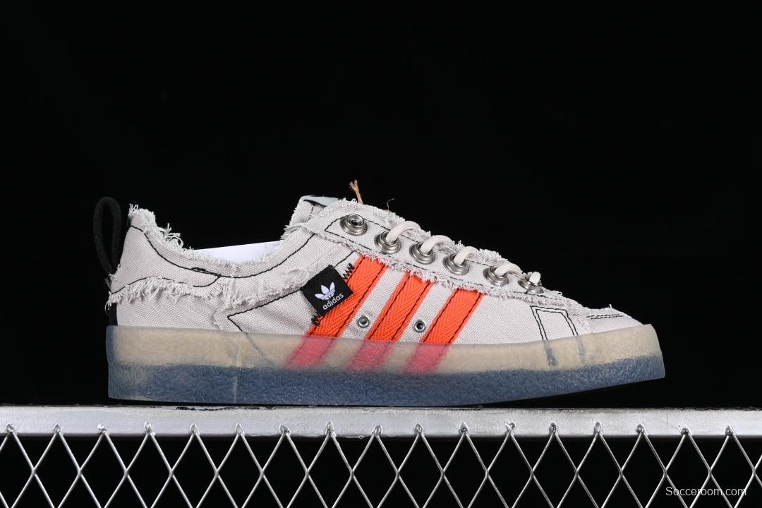 Adidas Song For The Mute x Ad Originals Campus 80s Lifestyle Low-Top Sneakers with Slip-Resistant Sole - ID4818